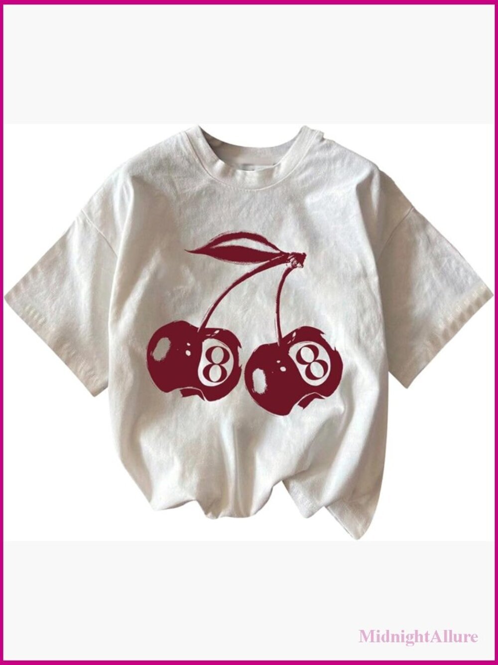 Women's Graphic Letter Tee Crew Neck Drop Shoulder Vintage Car Print Top